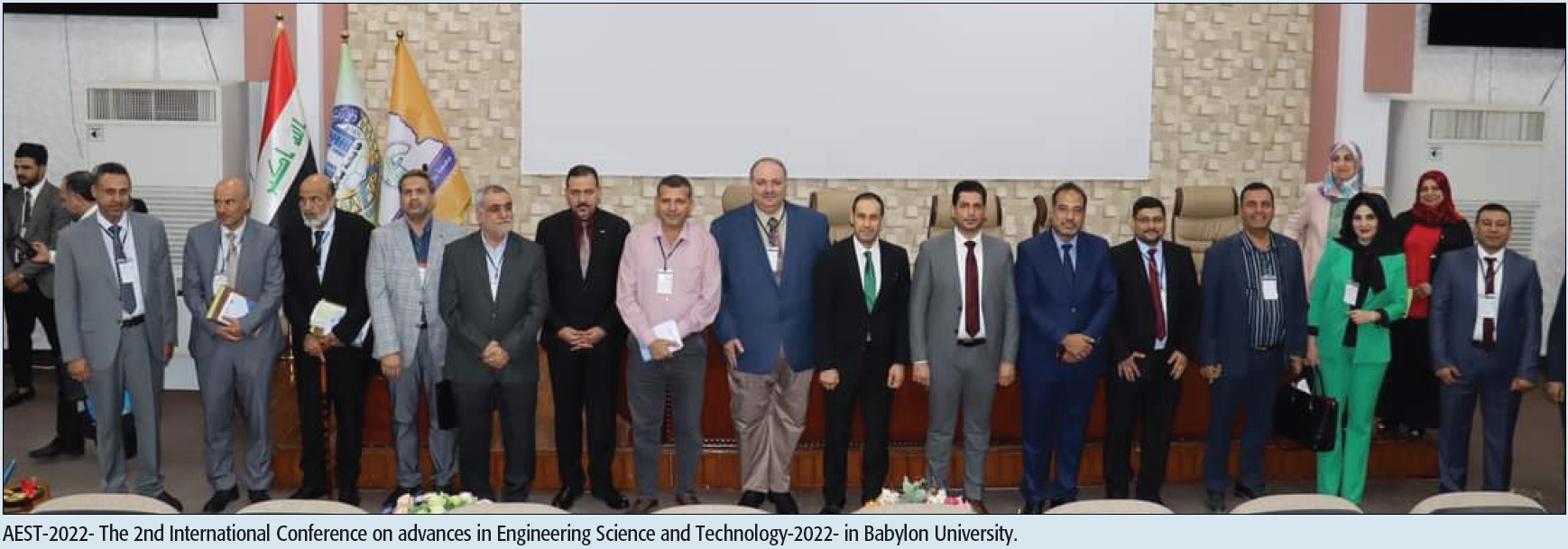 AEST-2022- The 2nd International Conference on advances in Engineering Science and Technology-2022- in Babylon University.