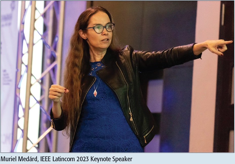 Muriel Medárd, IEEE Latincom 2023 Keynote Speaker