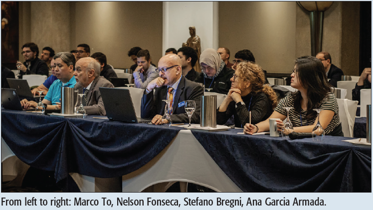 From left to right: Marco To, Nelson Fonseca, Stefano Bregni, Ana Garcia Armada.