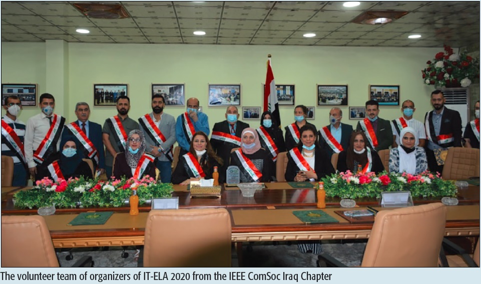 The volunteer team of organizers of IT-ELA 2020 from the IEEE ComSoc Iraq Chapter