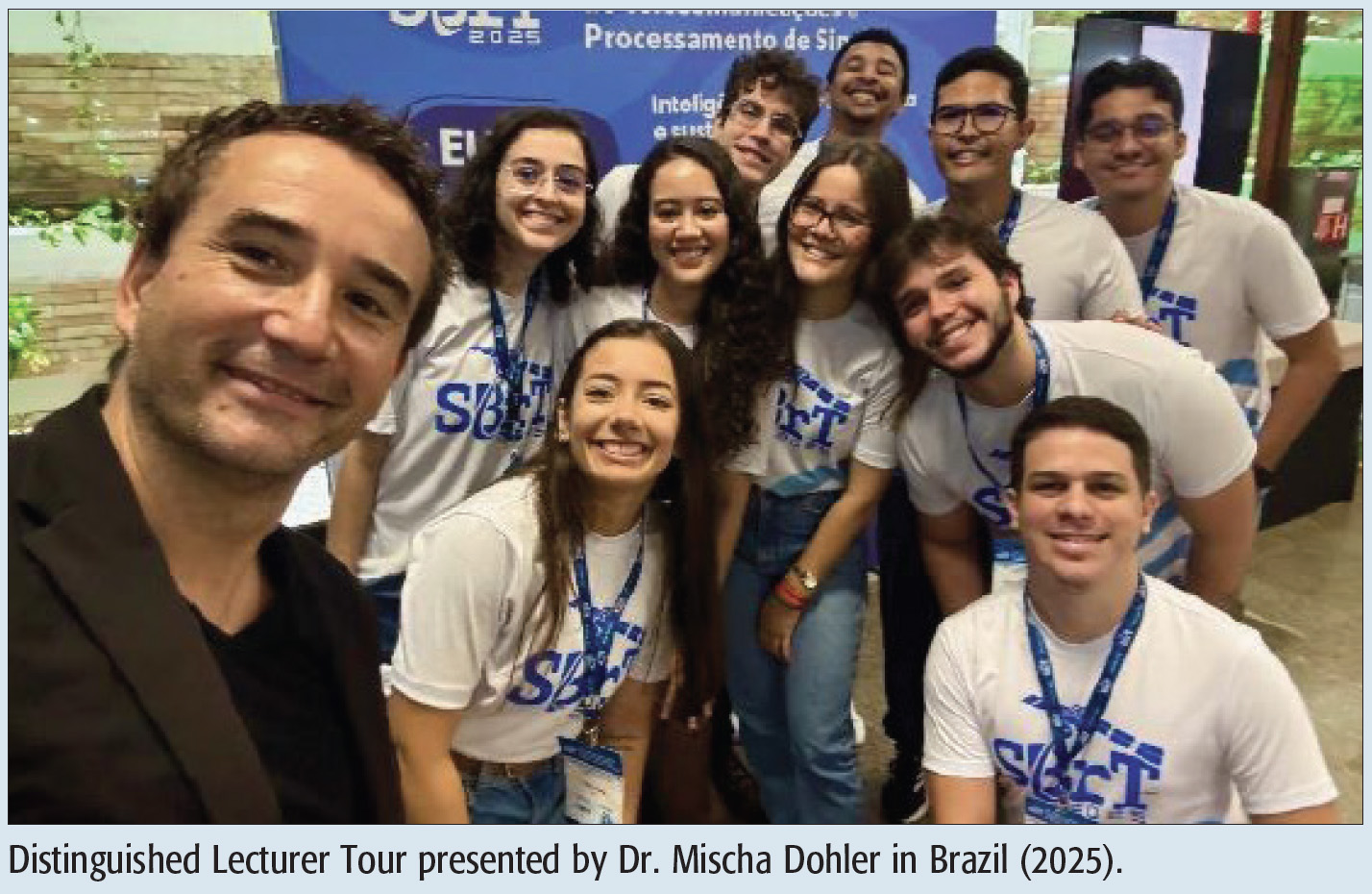 Distinguished Lecturer Tour presented by Dr. Mischa Dohler in Brazil (2025).