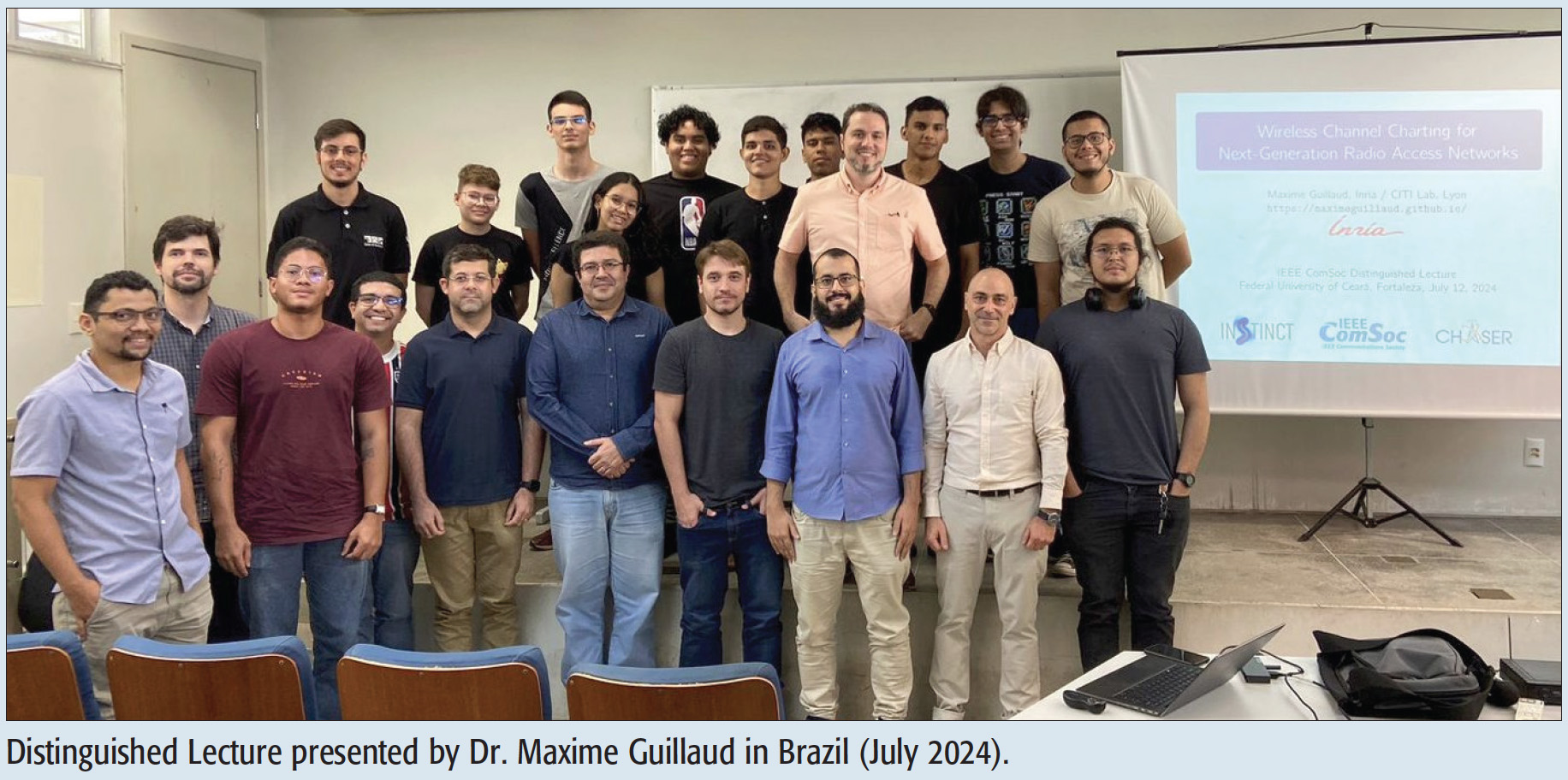Distinguished Lecture presented by Dr. Maxime Guillaud in Brazil (July 2024).