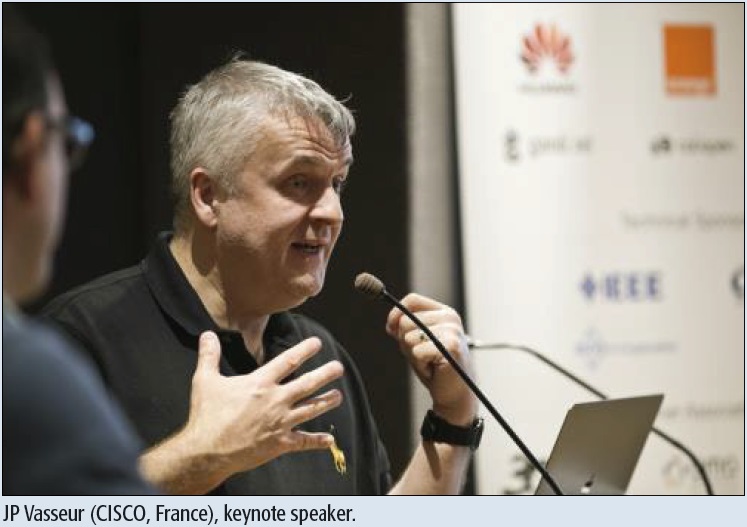 JP Vasseur (CISCO, France), keynote speaker.