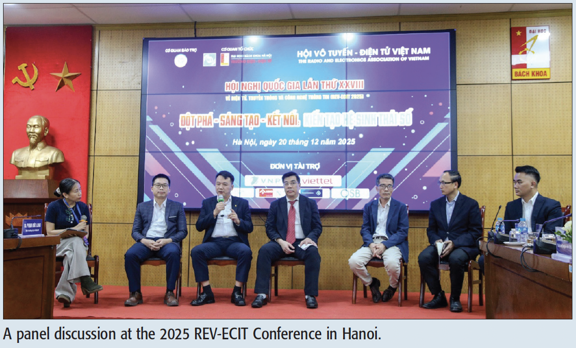 A panel discussion at the 2025 REV-ECIT Conference in Hanoi.
