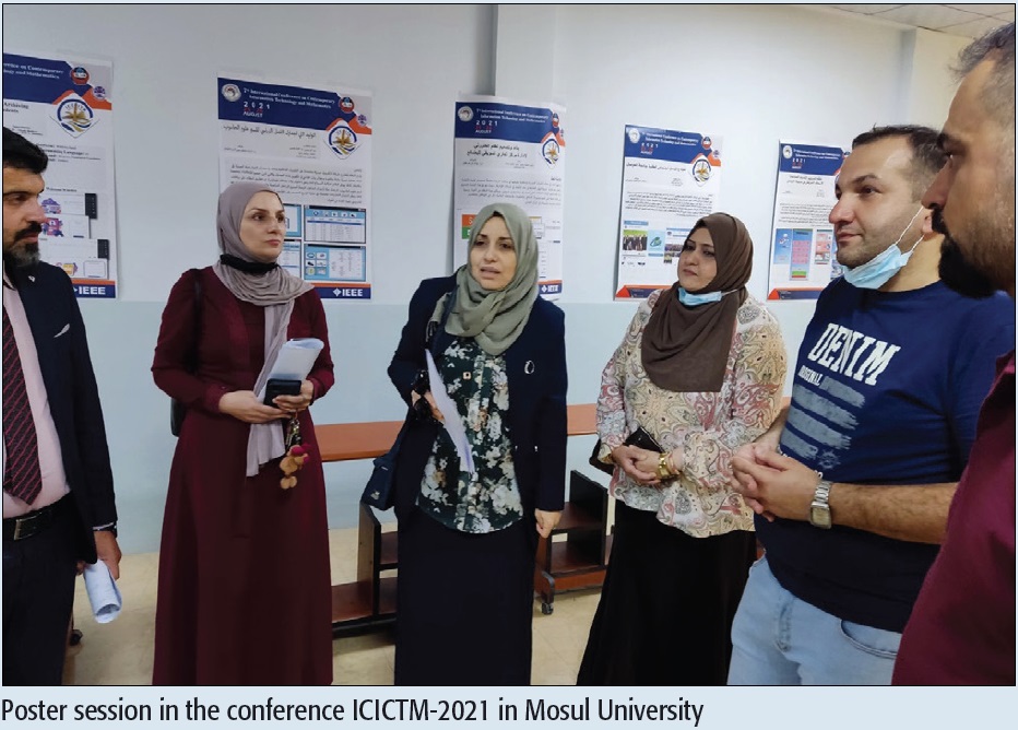 Poster session in the conference ICICTM-2021 in Mosul University