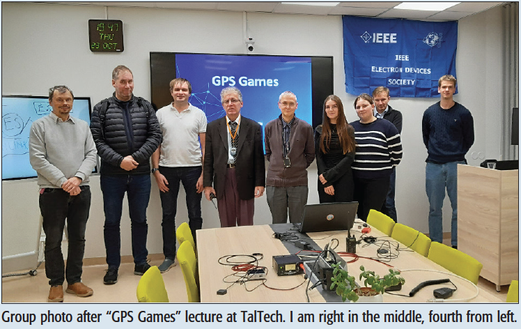 Group photo after “GPS Games” lecture at TalTech. I am right in the middle, fourth from left.