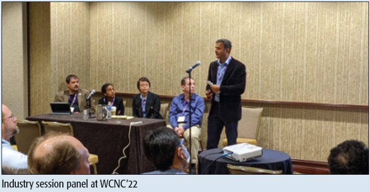 Industry session panel at WCNC’22