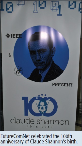 FutureComNet celebrated the 100th anniversary of Claude Shannon’s birth.