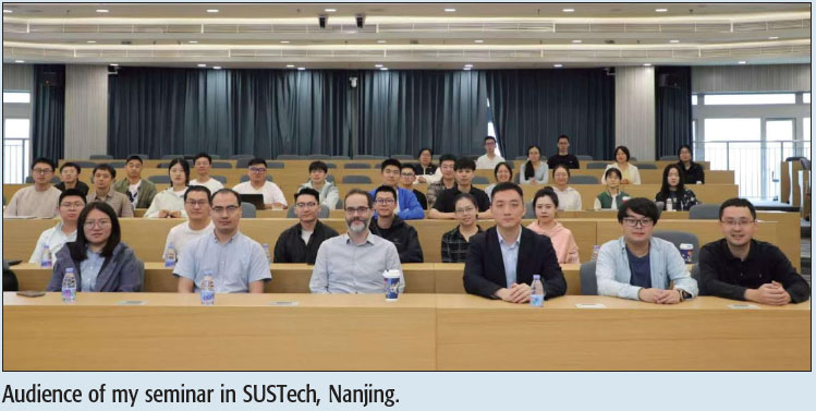 Audience of my seminar in SUSTech, Nanjing.