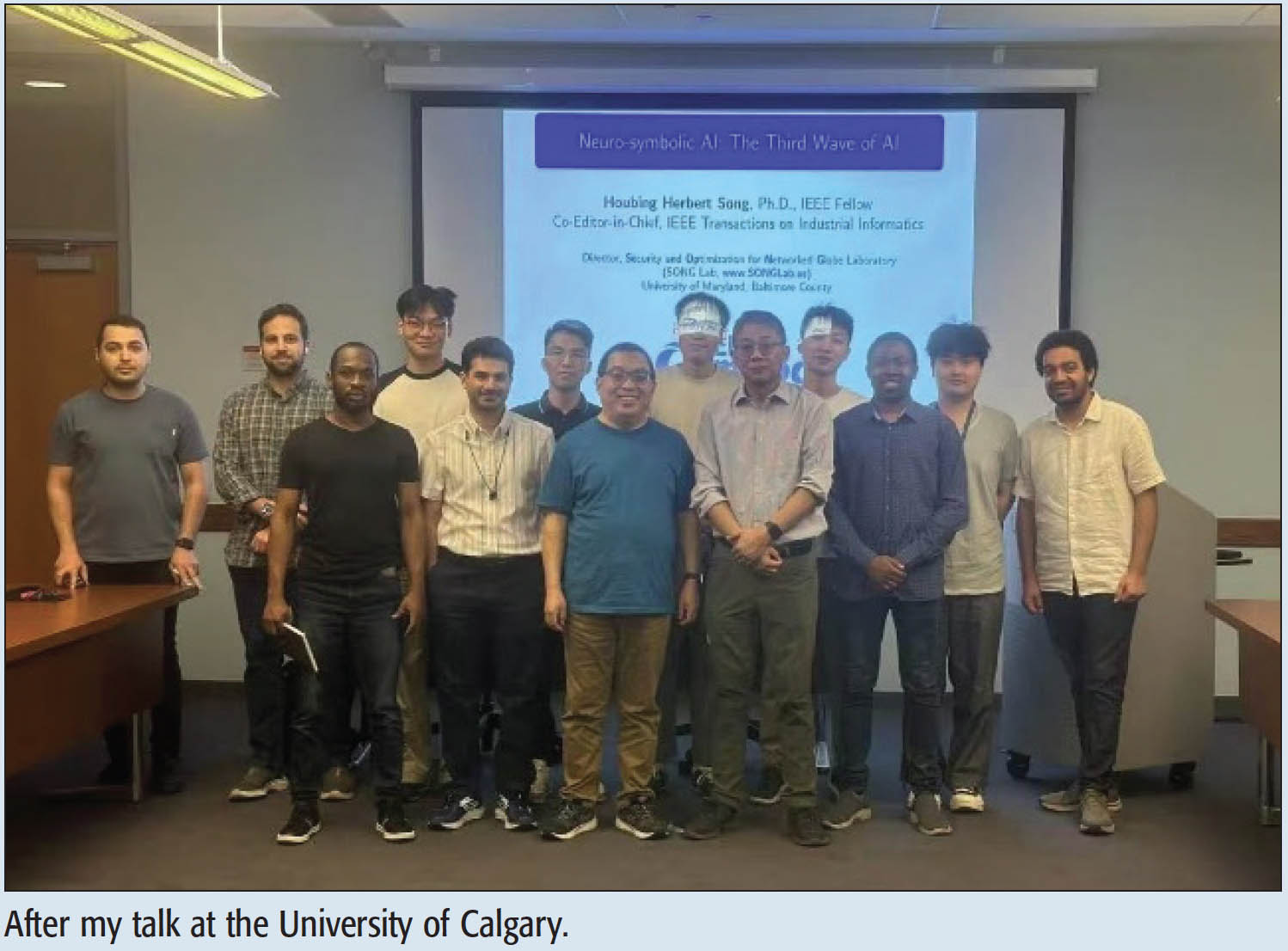 After my talk at the University of Calgary.