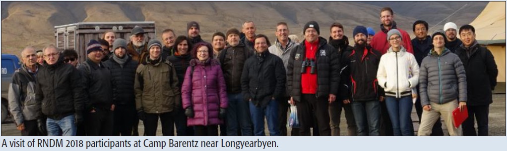 A visit of RNDM 2018 participants at Camp Barentz near Longyearbyen.